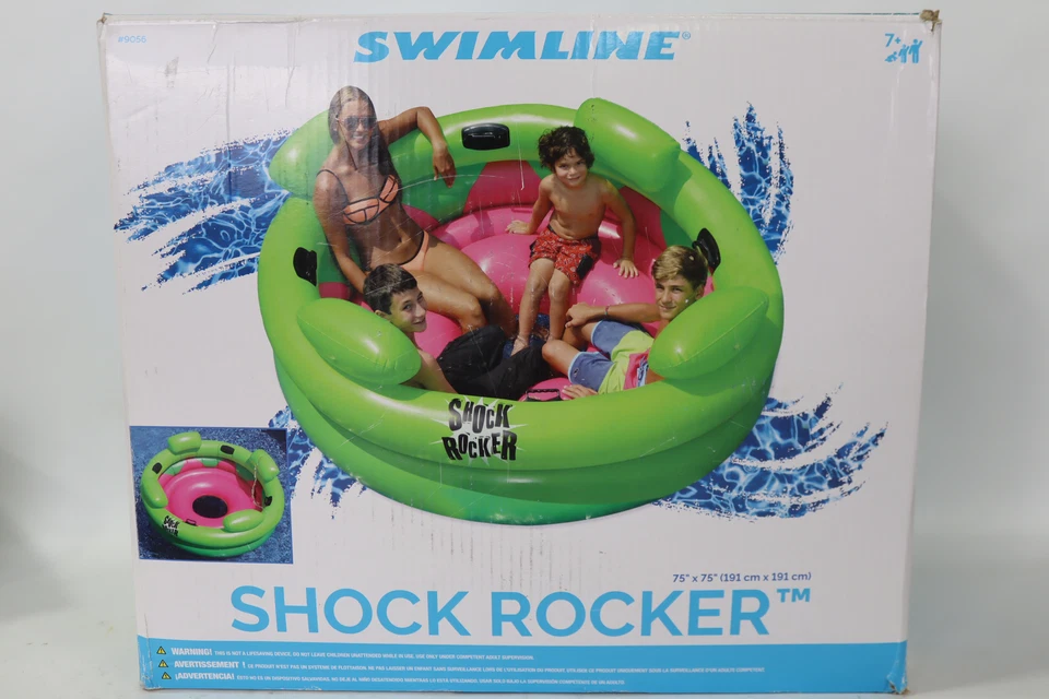 Piscina Inflable Swimline Rocker Habitat (COLOR VERDE Y ROSA) Foto 3 de 4