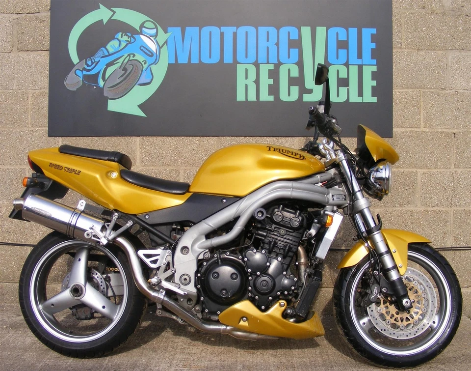 Abrazaderas de manillar Triumph Speed Triple 955 elevadores 2002 a 2004 955i B121 Foto 3 de 4