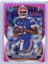 Anthony Richardson 2022 Bowman University Chrome #65 Pink Refractor 1st Bowman