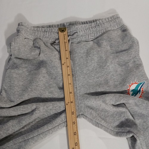 NFL Team Apparel Sweatpants Youth Size L (14-16) Miami Dolphins Gray RN#126673 - Picture 22 of 23