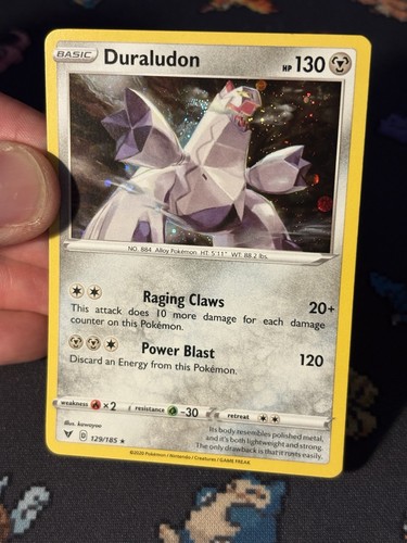 Pokémon Cards Duraludon 129/185 Cosmos Holo Promo - (NM) - Picture 2 of 3