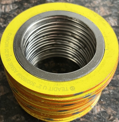 (Qty 14) 2" Spiral Wound Gasket 300# 600 MON/FG, ASME B16.20 - Picture 5 of 5