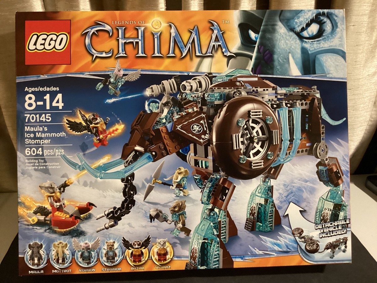 Lego Chima Maula's Ice Mammoth Stomper 70145 Snow Walker Mottrot