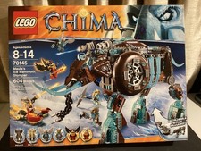 Lego Chima Maula's Ice Mammoth Stomper 70145 Snow Walker Mottrot Strainor 2014