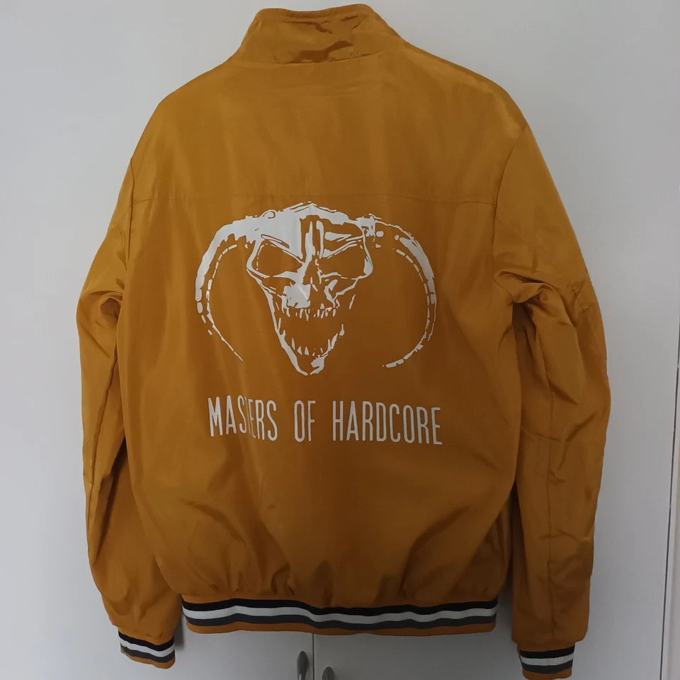 MASTERS OF HARDCORE POLYESTER YELLOW JACKET SZ MEDIUM GREAT COND. FREE UK P+P - Image 3 of 4