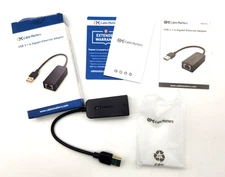 Cable Matters USB 3.1 Type C To RJ45 Gigabit Ethernet Network Adapter 201013-BLK