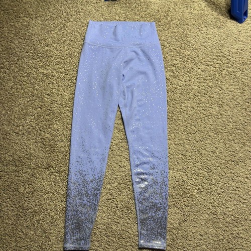 BuffBunny medium leggings bundle LOT 2 Dazzle + Floral blue workout - Picture 4 of 10