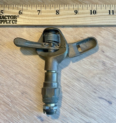 Vintage Rainbird Number 20 DC All Brass Sprinkler Head Glendora Calif. (Qty 1) - Picture 2 of 9