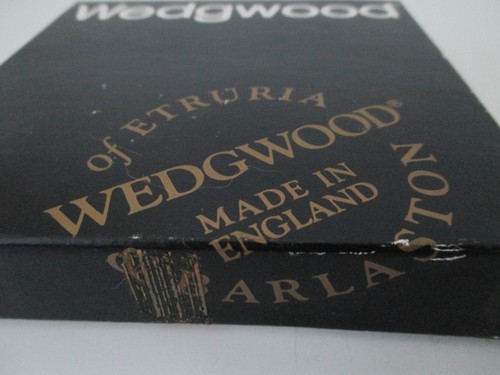 Wedgwood Oracle Teal Jasperware Round Trinket Dish Tray 3-3/8" Vtg. AZ27 - Picture 2 of 9