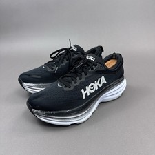 Hoka Bondi 8 Women's Size 9 B Black/White 1127952 BWHT Running Shoes Sneakers