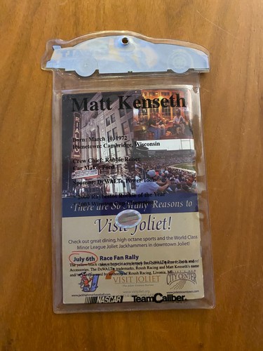 DeWalt Racing 2006 Fan Guide Matt Kenseth 17 Chicagoland Speedway NASCAR Racing - Picture 2 of 9