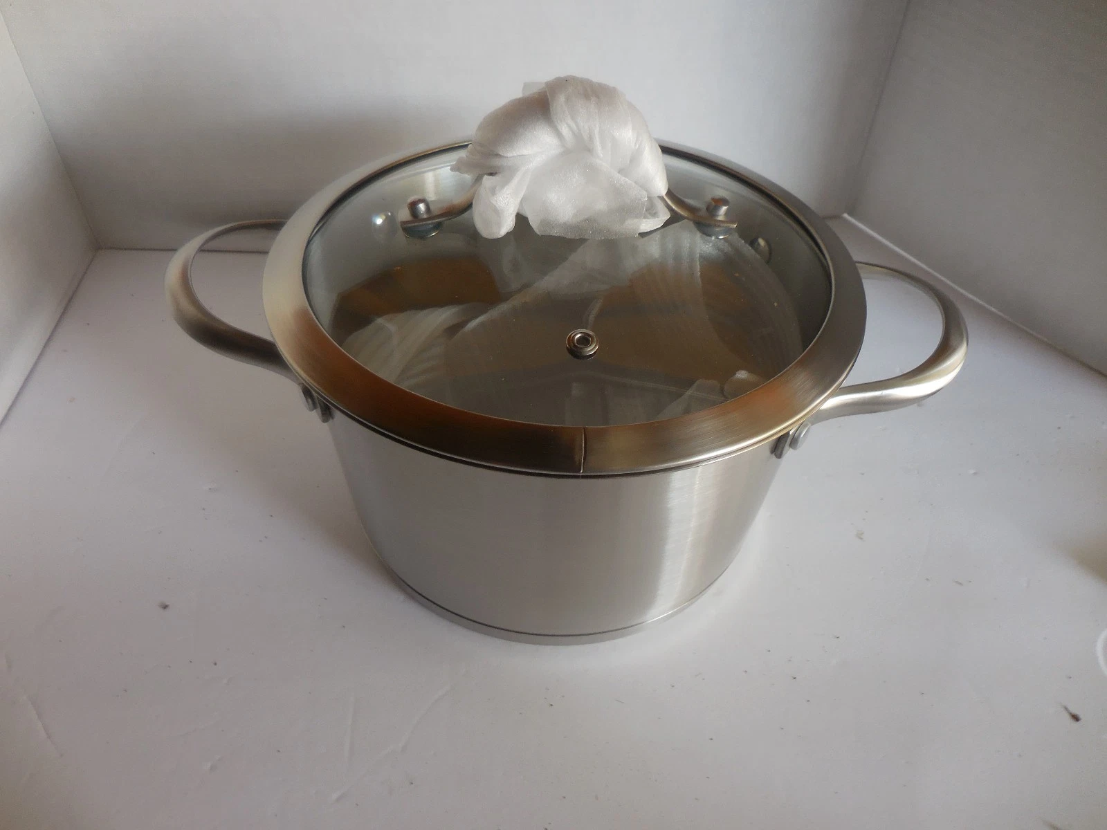 4.0 Qt Stainless Steel 4qt Dutch Oven Pan with Lid