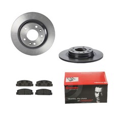 BREMBO BREMSSCHEIBEN Ø280MM + BREMSBELÄGE HINTEN FÜR MAZDA 6 626 V PREMACY 323