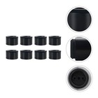 8Pcs Haushaltsschrank Füße verstellbare Möbel Zubehör Bücherregal Pads Schwarz