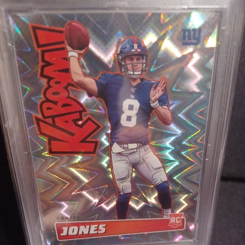 2019 Panini Absolute Daniel Jones KABOOM! Rookie RC PSA 9 NY Giants K-DJ2 - Picture 9 of 11