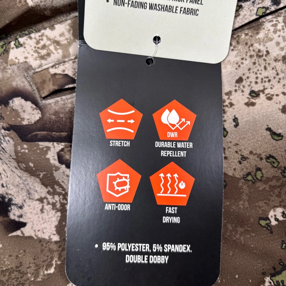 TrueTimber Tekari CAMO BoldRun Performance XRC Pants Mens 2XL Stretch Hunting - Image 4 of 4