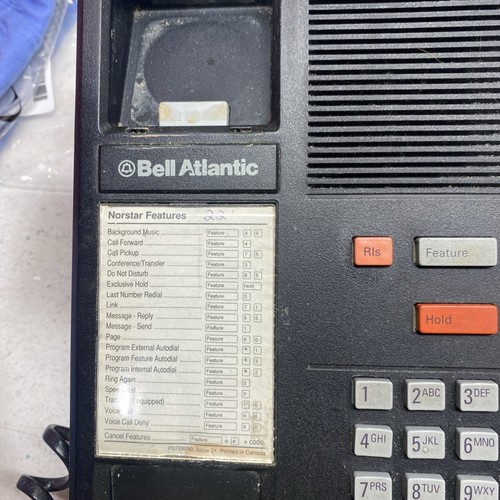 Nortel M7310 Phone with Lit Pack Norstar Meridian NT8B20 Used - Picture 2 of 7