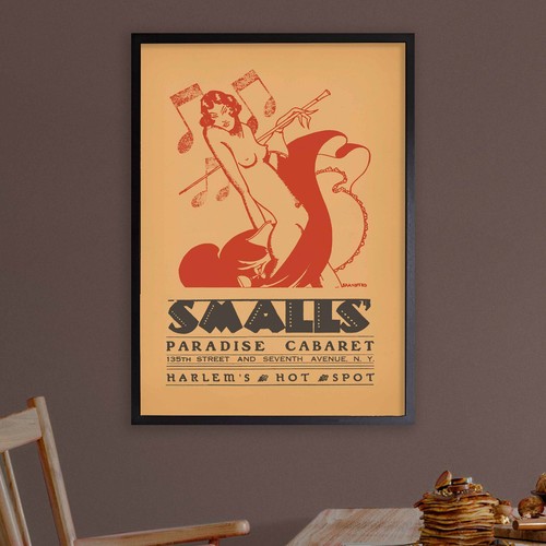 Smalls Paradise jazz poster - Harlem - New York - 1930s-40s - Picture 2 of 7