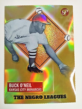 2005 Topps Pristine #128 Buck O'Neil Gold Refractor 57/65 The Negro Leagues