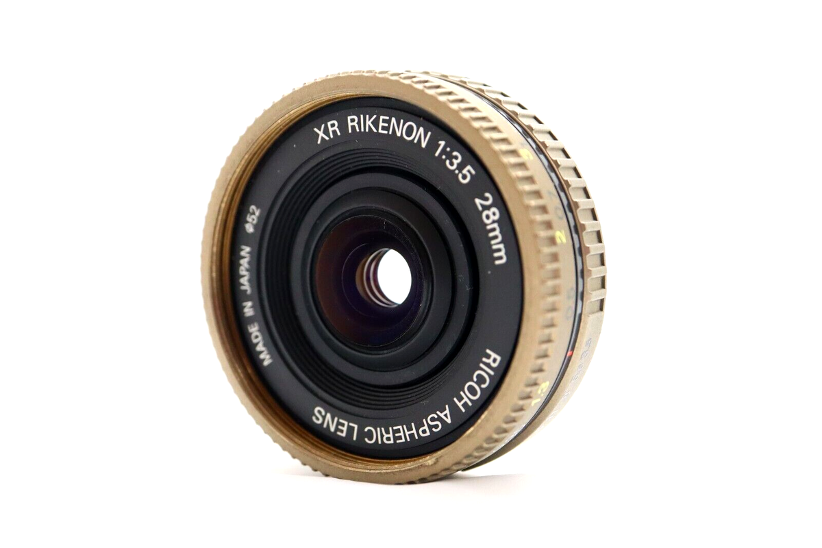 RICOH XR RIKENON 28mm F3.5 レンズ 482 Richo XR RIKENON 28mm F3.5 ASPHERIC for Pentax K **EXC-**READ