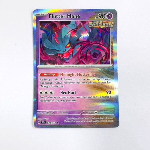 Flutter Mane 78/162 - Pokemon TCG - Temporal Forces - NM Holo Rare - Picture 1 of 2