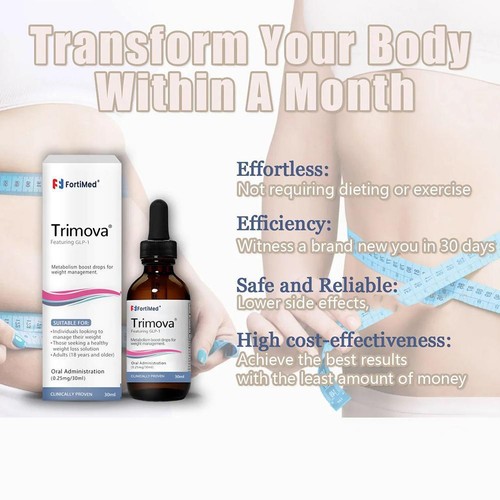 TRIMOVA Drops - Trimova Metabolism Drops for Men & Women - Picture 10 of 16