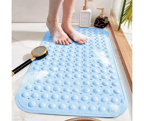 Extra große Badematte rutschfest Badewanne Anti Schimmel starke Saugkraft Gummi Duschmatte - Bild 15 von 17