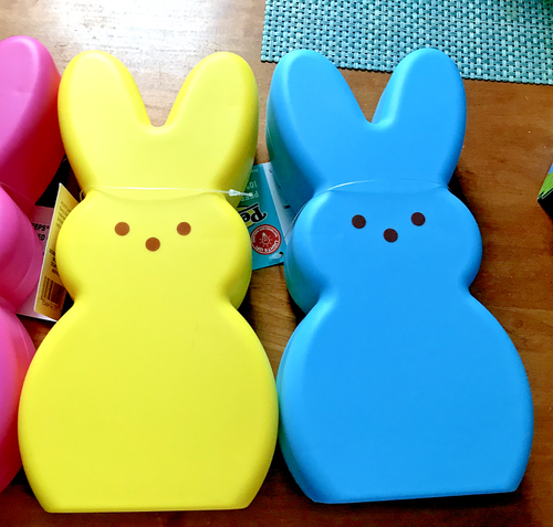 "Juego de 4 velas molde soplado LED Peeps 10"" - Iluminar decoración de conejito de Pascua" - Imagen 3 de 3