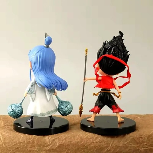2pcs Nezha Birth Of The Demon Child Nezha Aobing Cartoon Figures Model Ornament - Picture 4 of 7