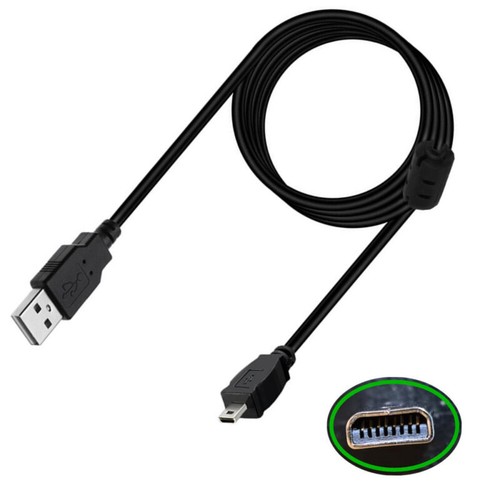 USB A to USB Mini B 8Pin Digital Camera Data Cable | Male to Male - 第 6/8 張圖片