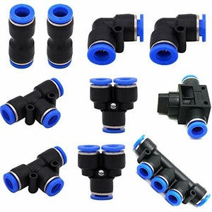 fittings pneumatic push connect plastic inch kit