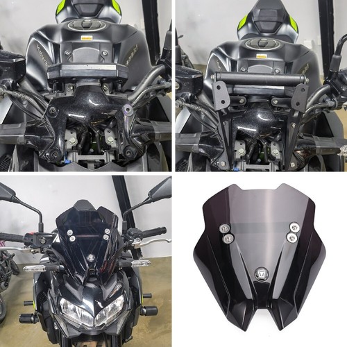 WindScreen Windshield With GPSNAV Mounting Extension Holder For KAWASAKI Z900/SE - Picture 2 of 23