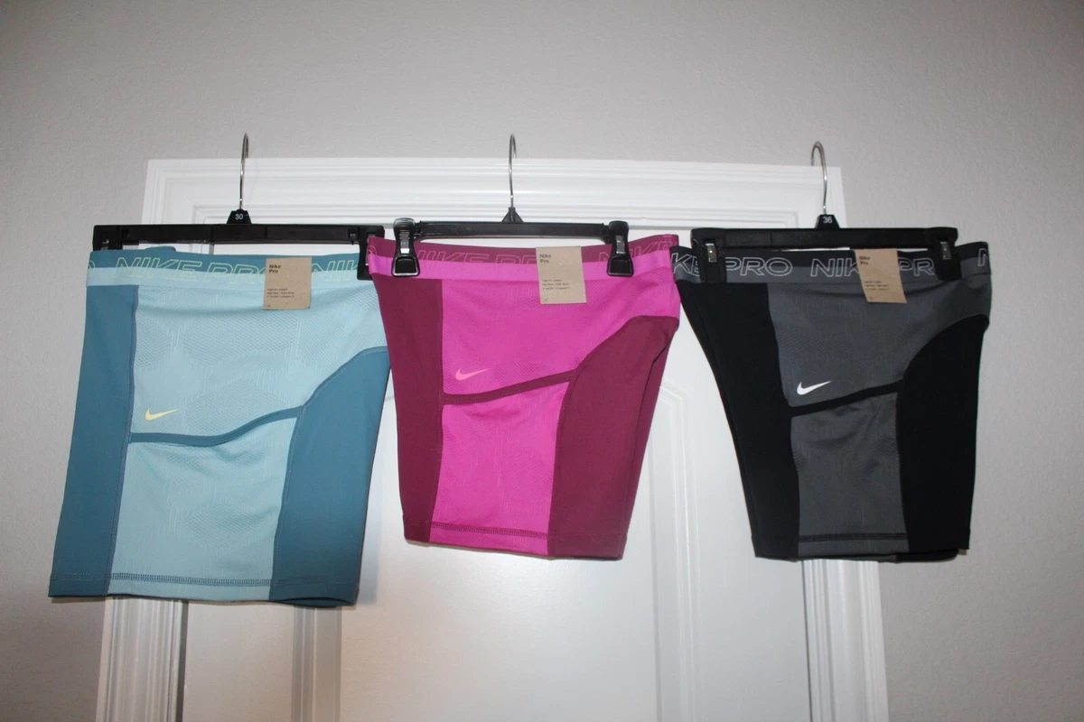 Nike Pro Women's High-Waisted 3 Training Shorts with Pockets - Various  Sizes