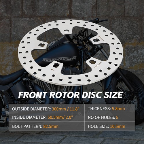 11.8" Polished Front Brake Rotors Bolts Prodigy Enforcer Impeller Tomahawk Wheel - Picture 5 of 12