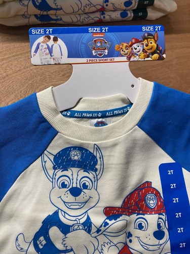 Paw Patrol Nickelodeon Boy's Chase, Marshall & Rubble Set Pick Size 18M - 5T - Picture 11 of 18
