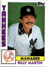 1984 Topps #81 Billy Martin *NM*