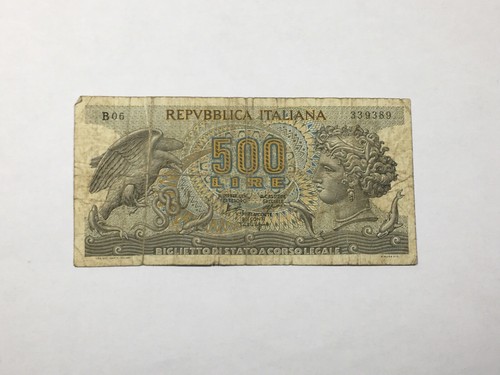 Billet Italie 500 Lire 1966 (8-38/1) - Imagen 1 de 2