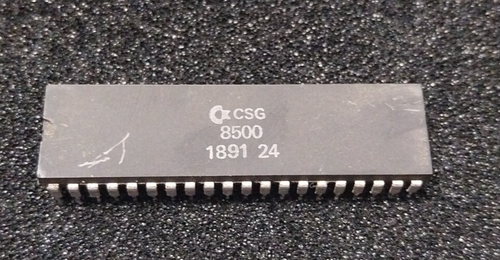 MOS / CSG 8500 (1891) Commodore 64 CPU getestet 100% funktionsfähig (MOS 6510)