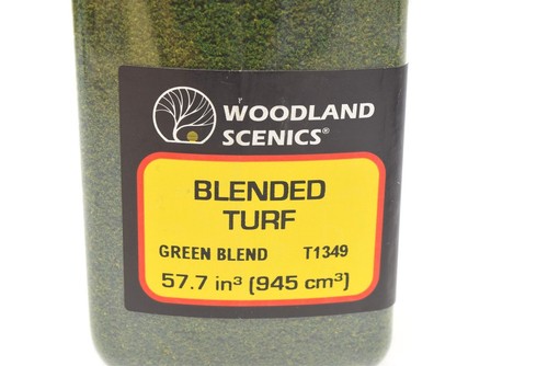 Woodland Scenics T1349 Blended Turf (Green Blend) Shaker Bottle - NEW - Bild 2 von 2