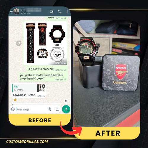 Reloj G Shock GA 2100 Diseño Personalizado Subarru - Imagen 10 de 12