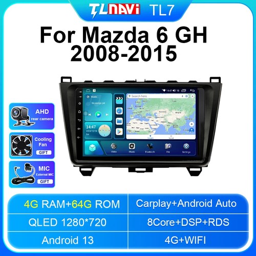 For Mazda 6 2 GH 2008-2015 CarPlay Android 13.0 Car GPS Radio Stereo Navi - Picture 36 of 48