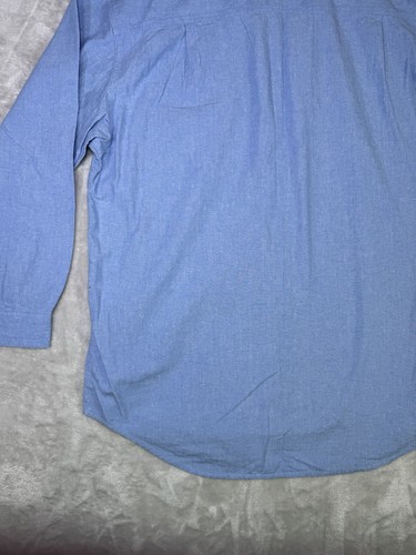 Vintage Casey Colemon Shirt Damen groß Denim Blumenmuster bestickt Chambray - Bild 12 von 14