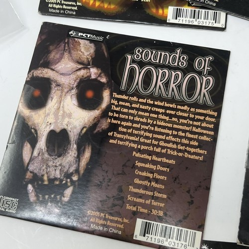 Halloween Spooky Haunted Sounds Cd Lot - Picture 6 of 6