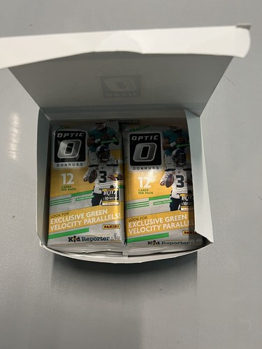 Brand New 2020 NFL Donruss OPTIC Football Cello Fatpacks (Lot of 12) - Bild 1 von 2