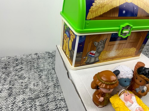 Fisher Price Little People On the Go Nativity Lunch Box Christmas Set 2008 - Picture 2 of 4