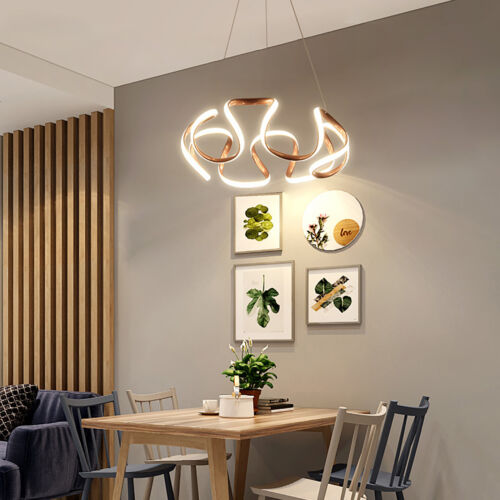 Modern Chandelier LED Dimmable Pendant Lamp Ceiling Light Hanging Fixtures - Picture 9 of 12