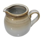 Vintage 70s 80s NORITAKE 14oz Creamer Fanfare Brown Swirl Earthenware