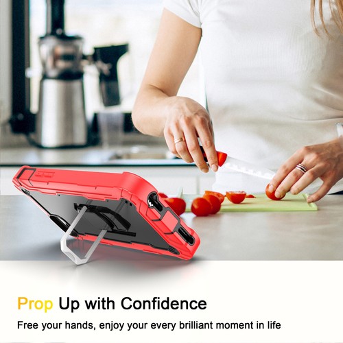 For iPhone SE 2022/2020/iPhone7/8 Shockproof Rubber Ring Stand Hybrid Case Cover - Picture 63 of 72