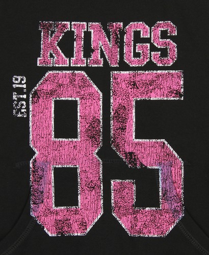 Adidas NBA Youth Girls (7-16) Sacramento Kings Scoop Neck Fleece Sweatshirt - Picture 2 of 5