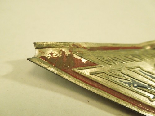 Vintage Baker Murray Nassau and Imbrie INC New York Bicycle Head Badge Emblem  - Picture 4 of 9